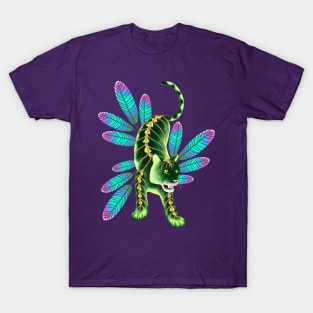 Maranta Tiger (Purple Background) T-Shirt